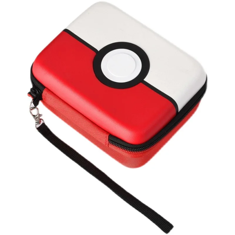 

Сумка для хранения карт PTCG, Пыленепроницаемый Чехол белого и красного цвета из ЭВА, подходит для игр, карт, мячей