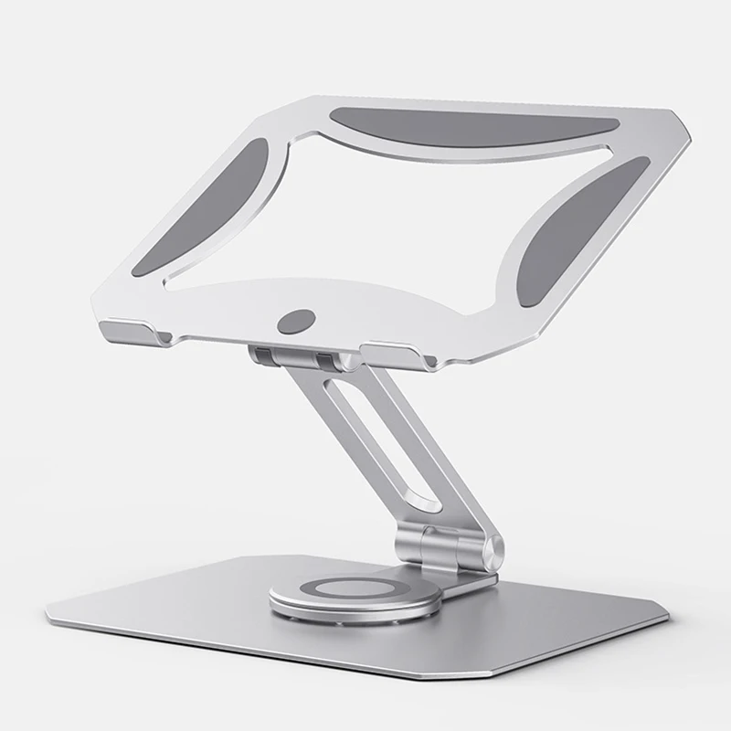 

ZY-L02 Double-layer Heightened Neck Guard Folding Rotatable Aluminum Alloy Laptop Stand Computer Holder
