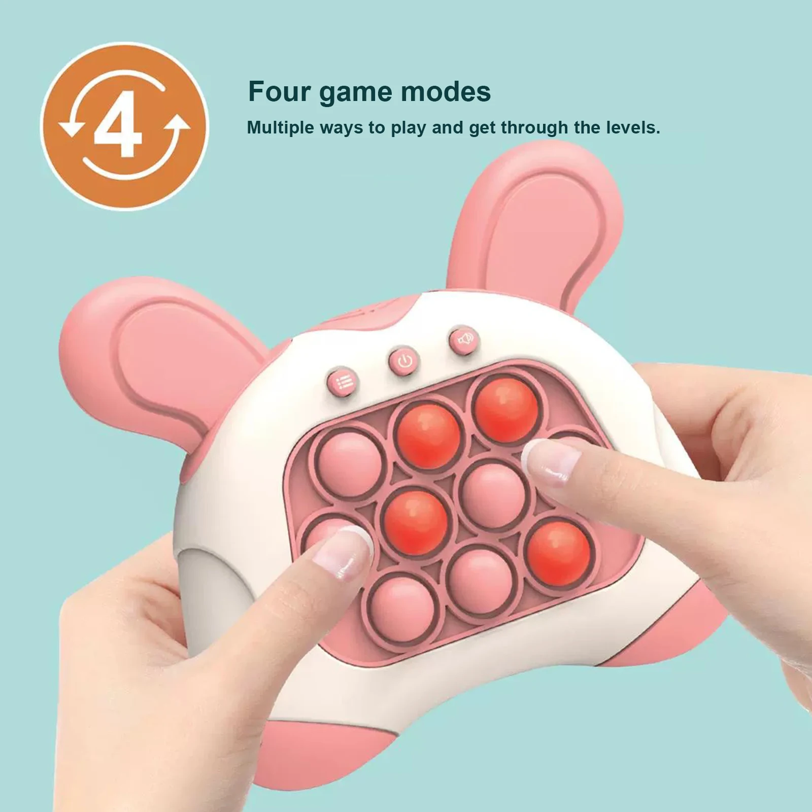 Игра Fast Push Bubble со светодиодной подсветкой - отличное средство для снятия стресса