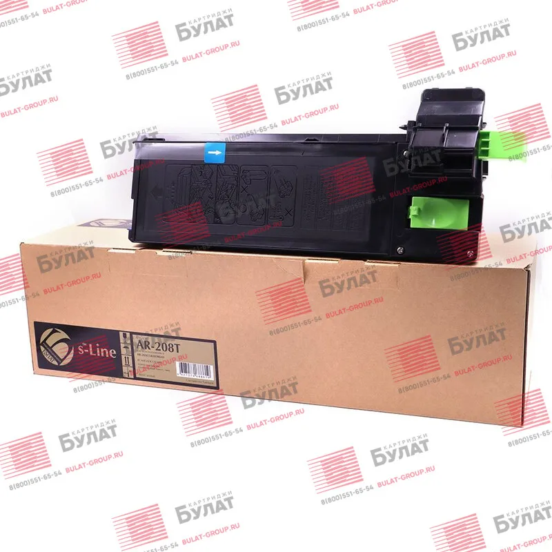 Toner cartridge damask S-line ar-208t for sharp ar-542 (black 8000 P.) compatible | Cartridges