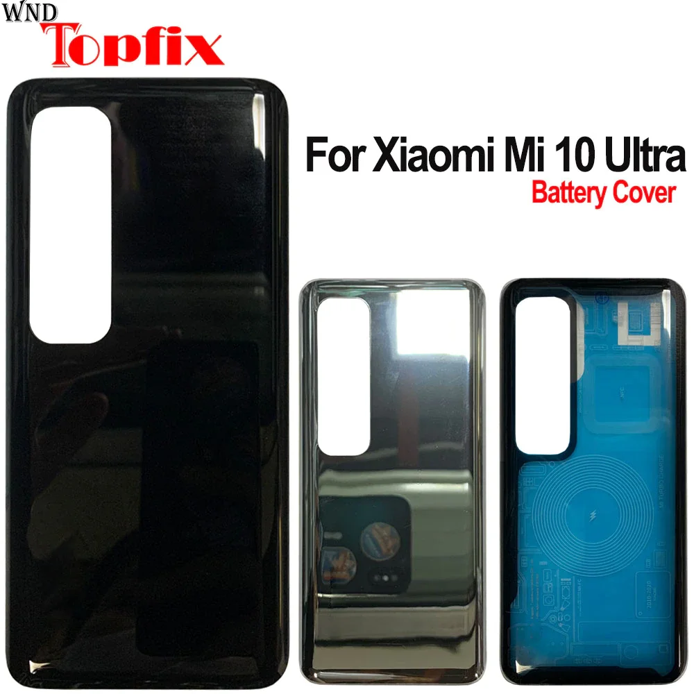 

Новый чехол для Xiaomi Mi 10, ультразадняя крышка, стеклянная панель для Xiaomi Mi 10, ультракрышка аккумулятора M2007J1SC, задняя крышка корпуса