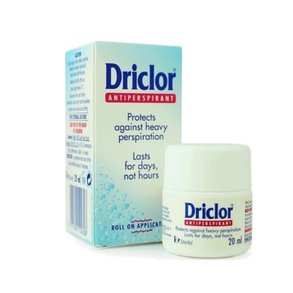 

Driclor Antiperspirant Roll-on 20ml Quality Deodorant 1-3-5 Pcs Reduce Armpit Good Smell Easy to Carry Perspirate Hyperhidrosis Treatment Men Women Unisex Fresh Breath Health Body Care Trend Gift