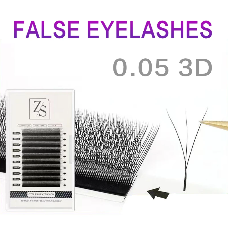 SHUIDUO Eyelash Extensions 3D W Shape Eyelashes Mink Lashes Makeup Tool Natural Soft Fake Eyelashes High Quality Free Shipping