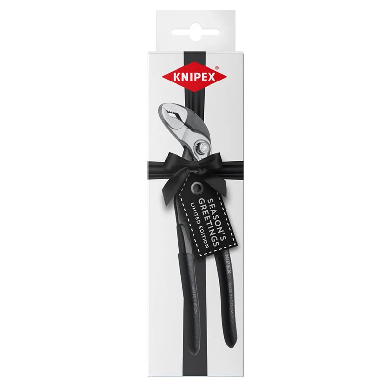 KNIPEX 87 99 180 S01 Cobra High-Tech Water Pump Pliers 180mm Bi-Colour Xmas White Box (art.: 3920ca274aab8) - 3920ca274aab8