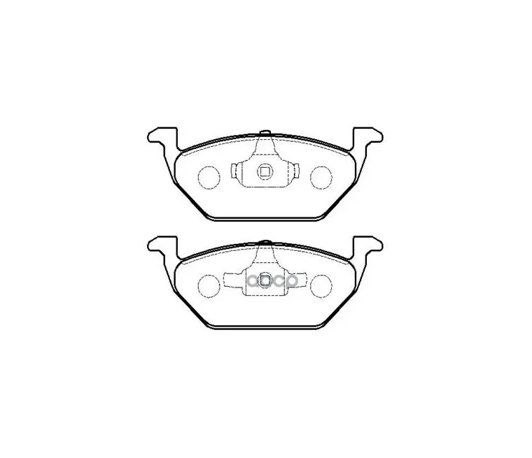 Колодки Торм. Vw Golf 4 Skoda Octavia A4 HSB арт. HP5168 |