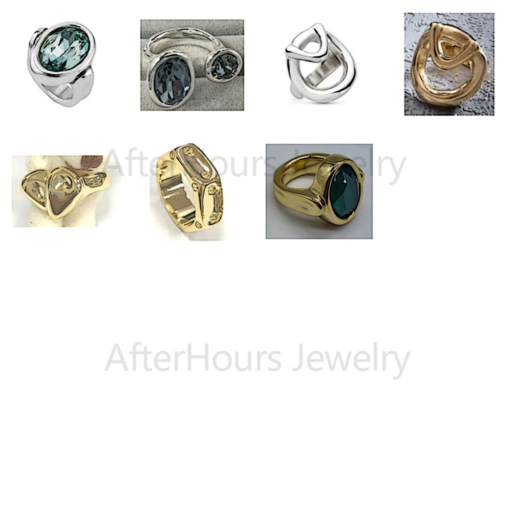 

2022 Новый Популярный красочный синий циркон позолоченный посеребренный сплав Ring4 для женщин ювелирные изделия Прямая поставка с завода Бесп...