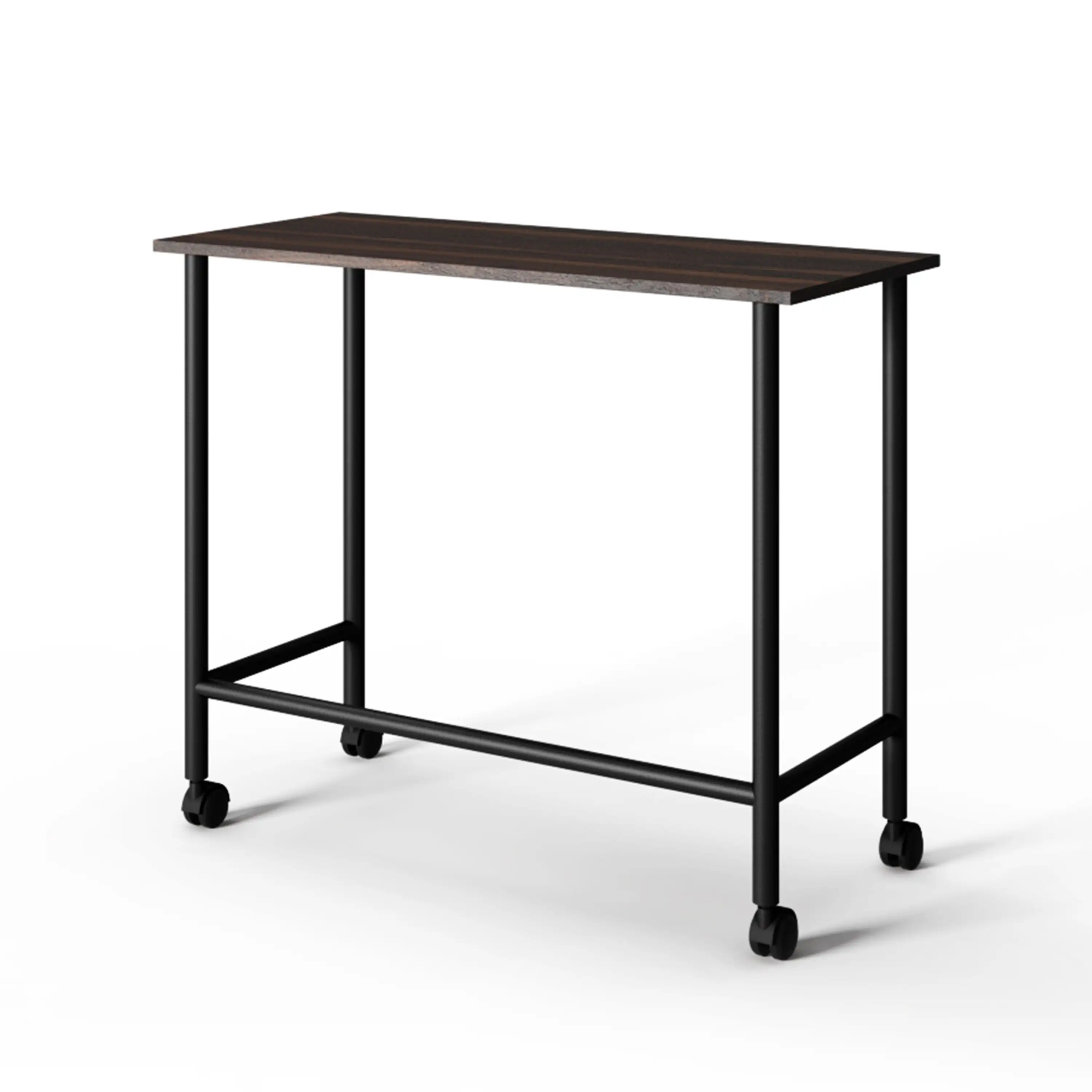 

Beckett Kids Metal Rolling Writing Desk, Natural Finish Computer Table Computer Table Pc Desk