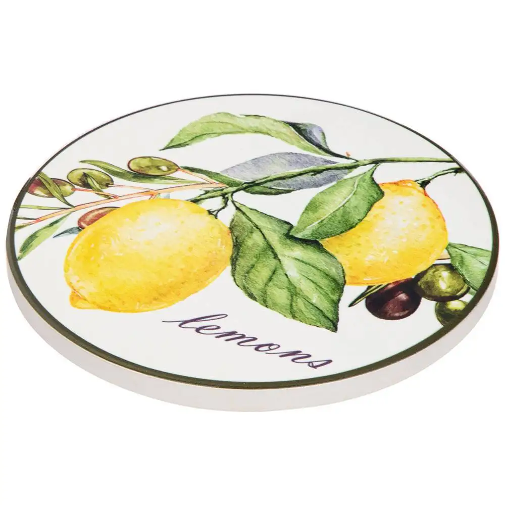 Подставка под горячее Agness "Лемон Три" 11*11*1 см (358-1849)