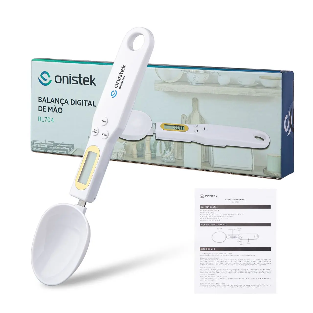 

Portable Measuring Spoon with Digital Food Scale