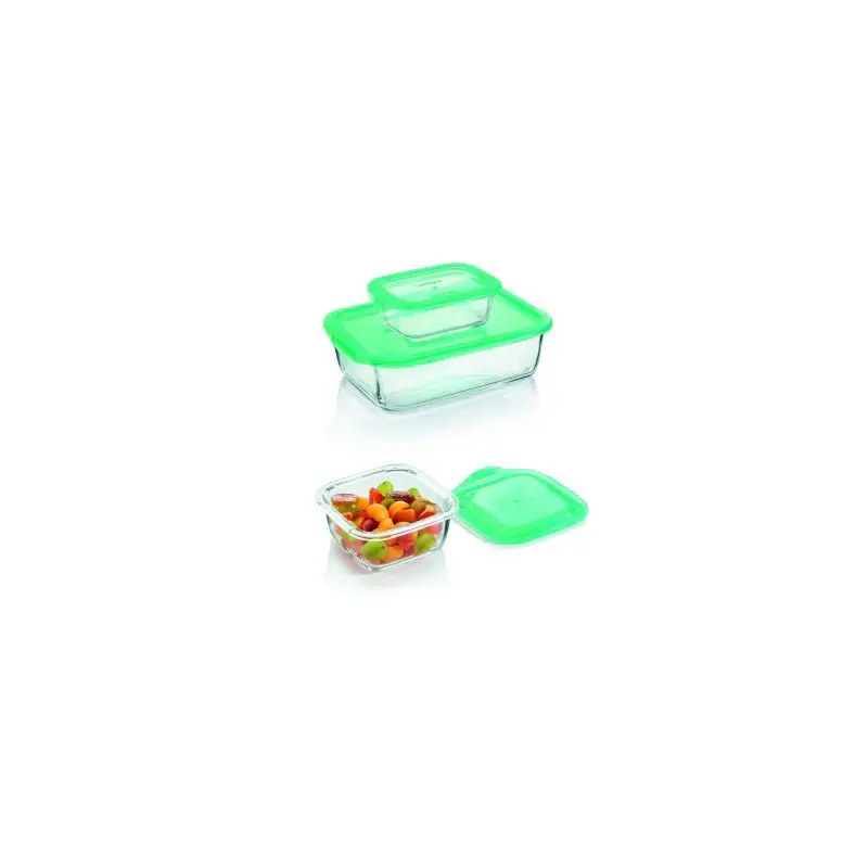 Set glass container 3 PCs Luminarc keep N box q4177 |