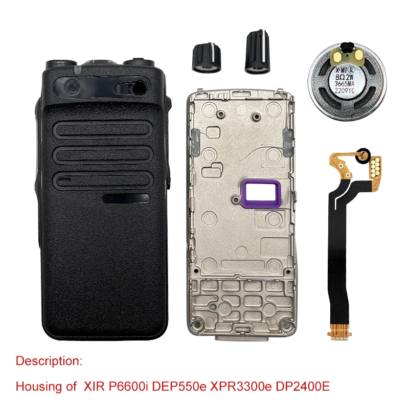 LSENG PMLN5811A Casing Repair Parts Front Housing for Motorola XIR P6600i DEP550e XPR3300e DP2400E Walkie Talkie