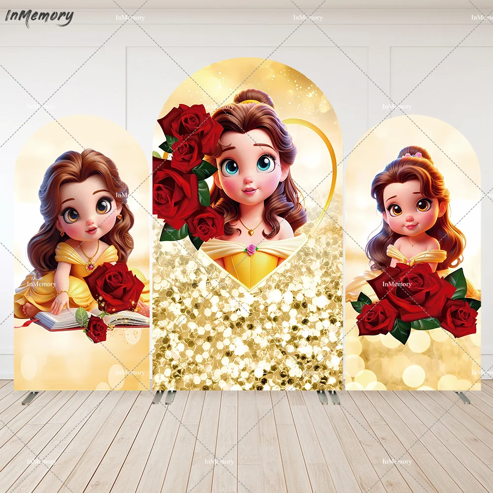 Фон для фотосъемки с изображением принцессы Белль Арка