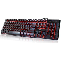 rii rk100 3 colors led backlit mechanical feeling usb wired multimedia office keyboard for working or primer gamingoffice devic