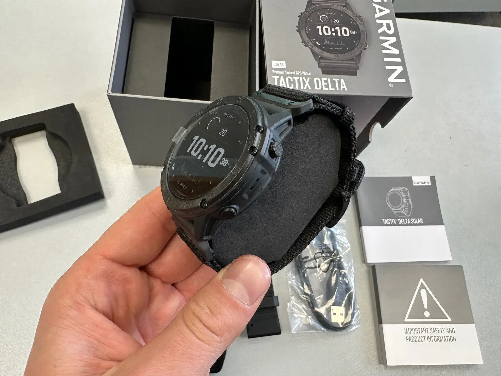 

Лучшие продажи, тактические Смарт-часы Garmins тактические Delta Premium GPS