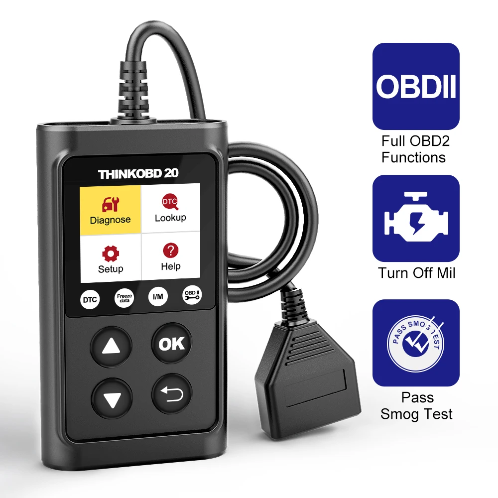 

THINKCAR THINKOBD 20 Car OBD2 Diagnostic Tool Automotivo Code Reader Diagnose Tool Auto Scanner Check Engine Light DTC Lookup