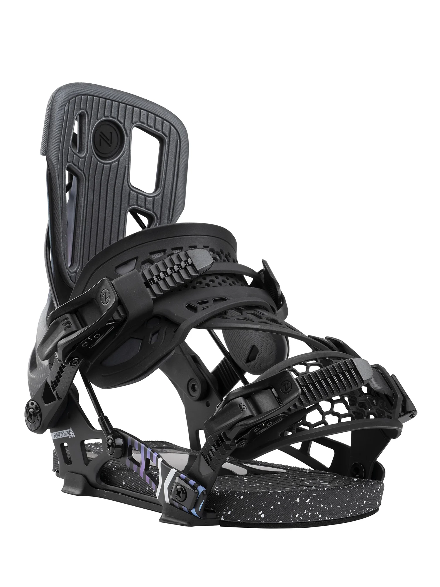 Крепления для сноуборда NIDECKER Flow Nx2 Hybrid Spaceblack