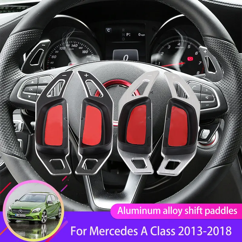 

for Mercedes Benz A Class W176 2013~2018 Gear Shift Shifter Extension Car Steering Wheel DSG Shifter Paddles 2014 2015 2016 2017