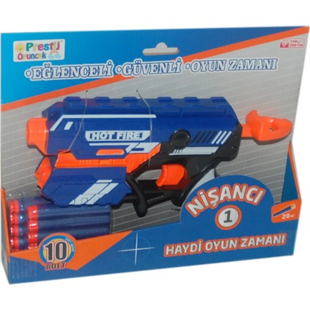 Игрушечный пистолет Nerf Sponge Ranged Bullet Shooter Калибр Натуральный горячий огонь Дети