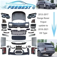 high quality bodykit facelift for range rover vogue l405 oe 2013 2017 upgrade to 2018 2019 body kit auto parts
