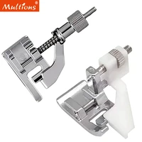 2 types domestic sewing machine parts metal presser feet stitching tools snap on automatic blind hem presser foot sewing tools