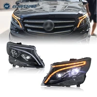 hcmotionz led headlights assembly for mercedes benz vito 2014 2020 valente marco polo eqv v class w447 metris car front lamps