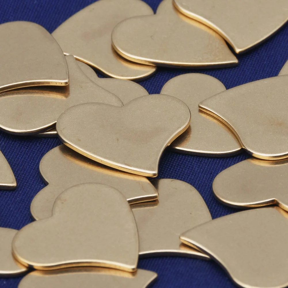 

20 Heart blanks Brass Hearts,Pendant blanks, jewelry blanks Craft Supplies tibetara®,3/4"*5/8"(18*16mm) 18 Gauges-10126550