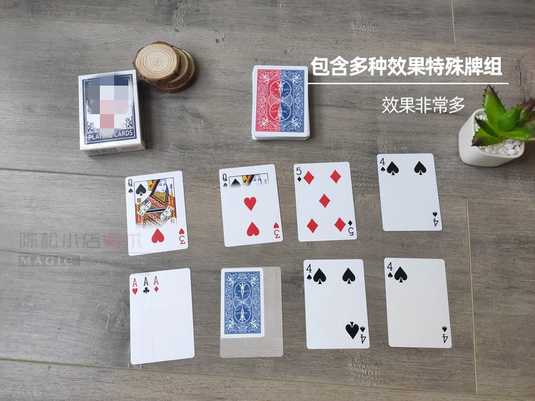 1 колода 52 оттенка красного V3 от Shin Card волшебные фокусы крупным планом