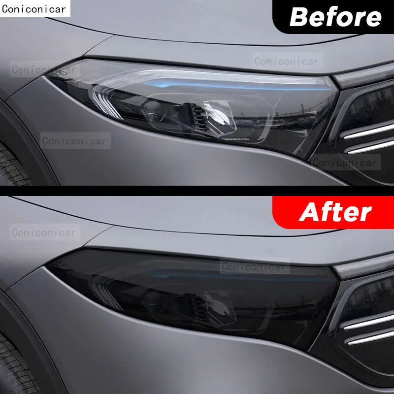 Передняя Фара Mercedes Benz EQA EQB 2021 2022 Защита От Царапин ТИНТ АксессуАры Для Ремонта