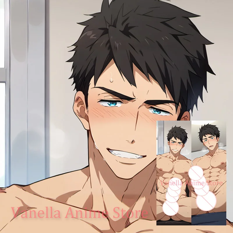 Двусторонняя наволочка Dakimakura Sousuke Yamazaki с аниме в натуральную величину