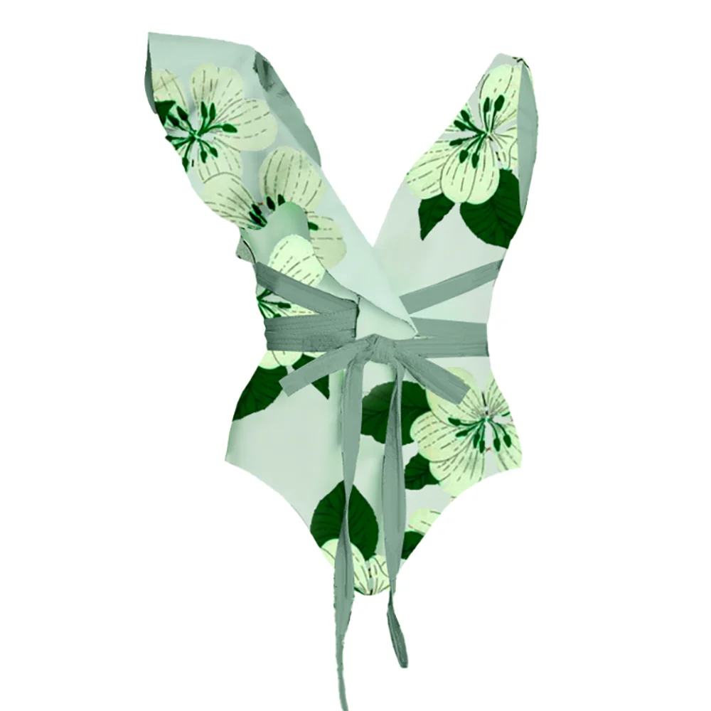 Green Bikini Separate Bandeau Swimsuit Tankini Women Swimming Suits Swimwear Patchwork Women's Suit Surf Wear 2022 Luxury