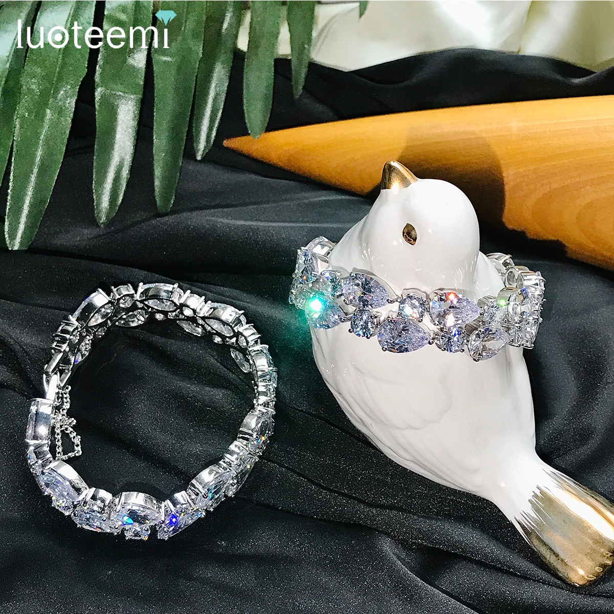 LUOTEEMI Высокое качество блестящий розовый Золотой Серебряный цвет Мона Лиза