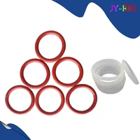 100pcs 1 9mm thickness silicon rubber o ring sealing od 427mm redwhite heat resistance o ring seals gaskets