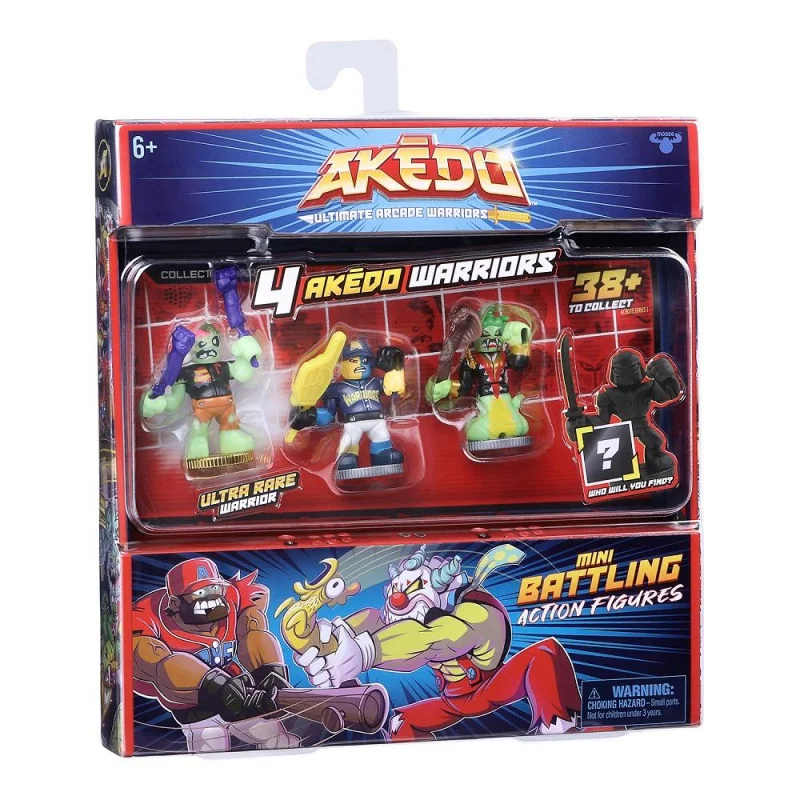 Фото Пятый коллекционный игровой набор Акедо 4 фигурки, Akedo №2
