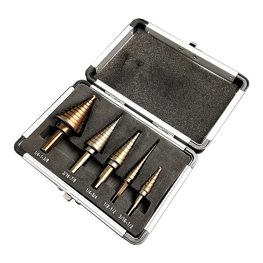 

Набор ступенчатых сверл Jtengsys 5 шт.