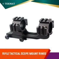 xhunter 1 inch 25mm rifle tactical scope mount rings 30mm with 20mm picatinny weaver aluminum steel matte black