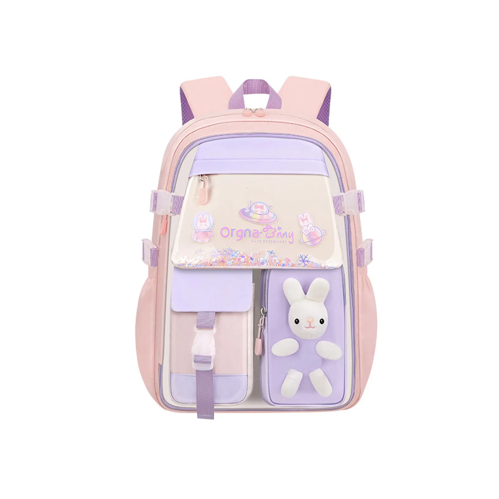 Вместительный школьный рюкзак для девочек-легкий водонепроницаемый
