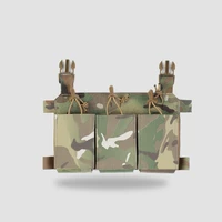 sabagear thorax triple rifle mag placard front 556 762 mag pouch flap for thorax airsoft gear