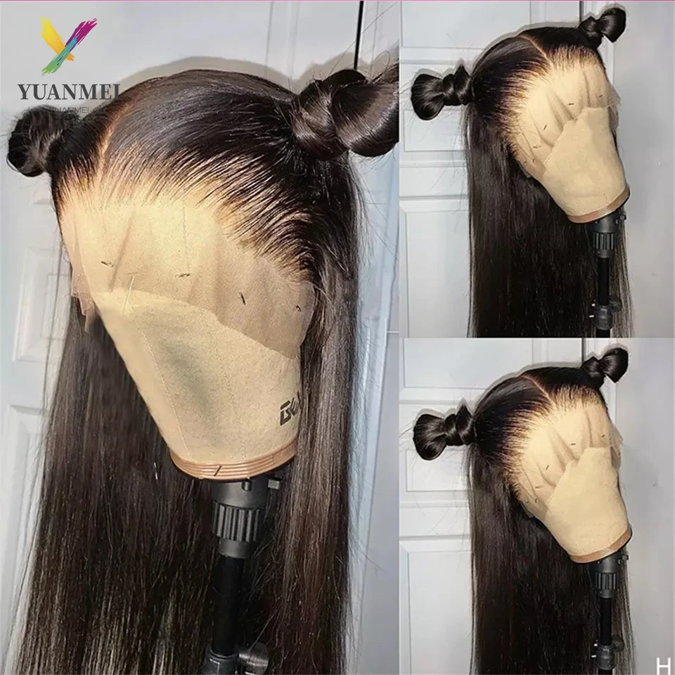 Glueless Bone Straight Transparen 13x4 Lace Frontal Wig Brazilian 30 Inch Lace Front Human Hair Wigs For Women On Sale Clearance