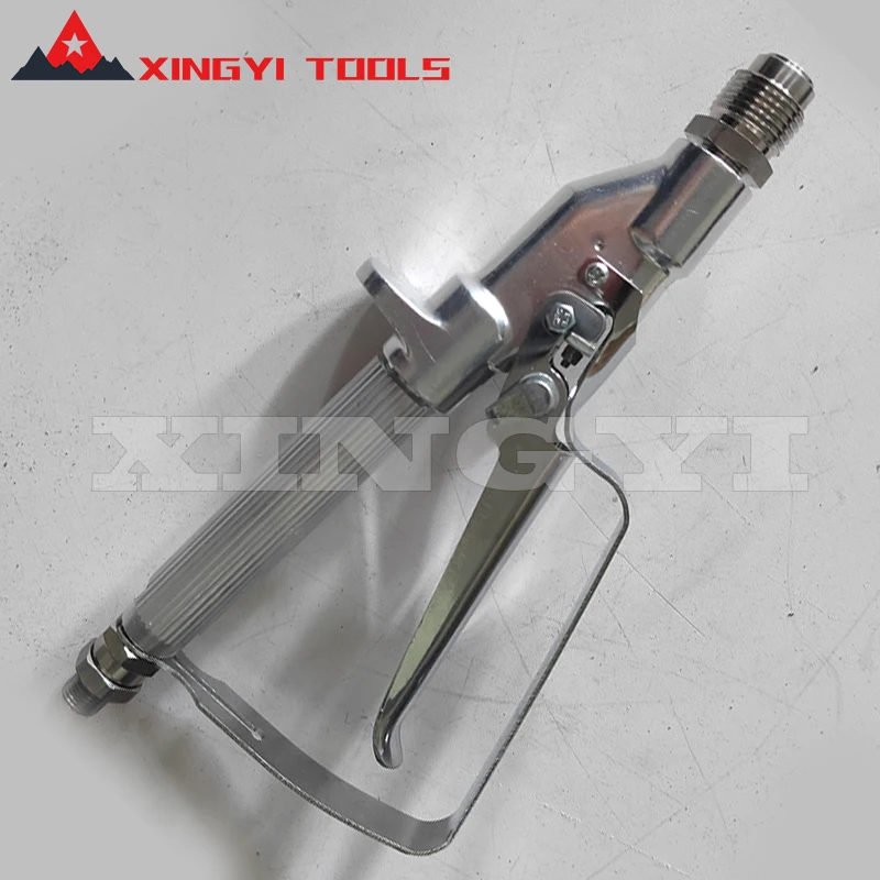 Фото Безвоздушный распылитель краски высокого давления, аэрограф + 517 распылительный наконечник + защита сопла для распылительной машины Wagner Titan Pump №4