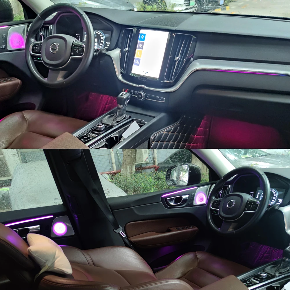 

Special ambient light update car interior tasty.available for VOLVO XC60 2018-2022 switch control