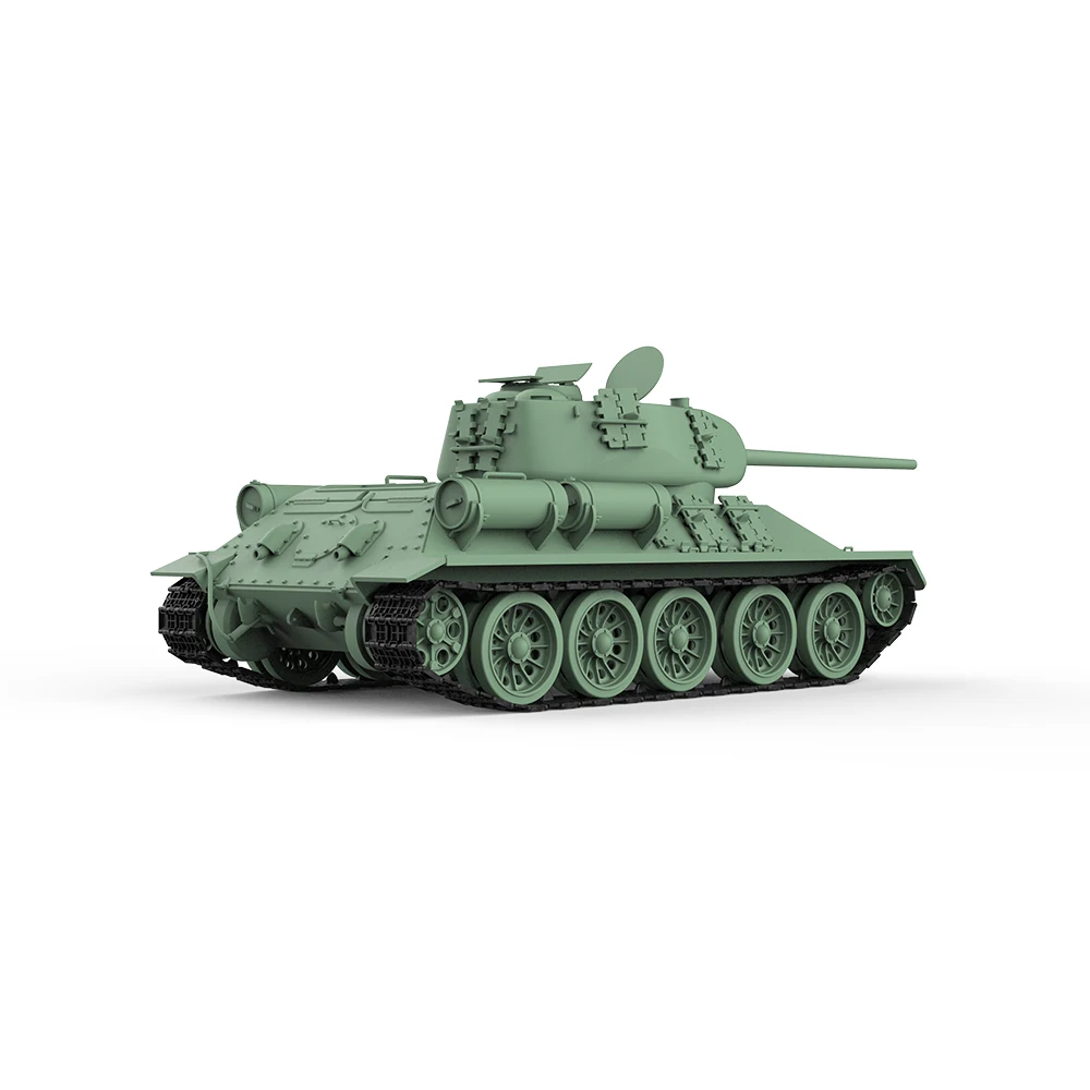 SSMODEL SS755 1/76 1/64 1/56 Советский T-34-85/ZiS-S-53 Средний танк 20 мм WarGaming Военная модель S