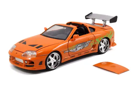 Модель машины Fast Furious Toyota Supra Orange JADATOYS 1/24