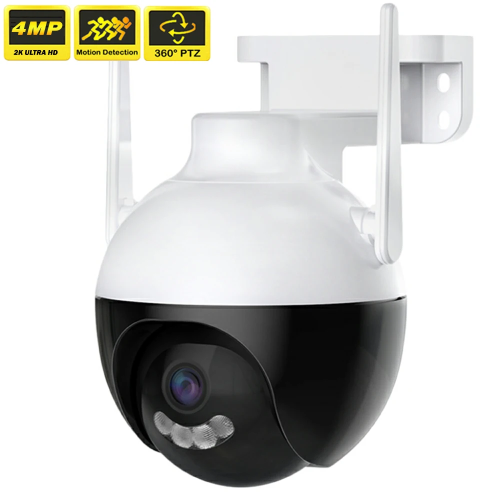 

2K 4MP WiFi IP Outdoor Camera CCTV Smart Home Security Protection Surveillance Kamera 360 PTZ Auto Tracking Video Monitor IP Cam