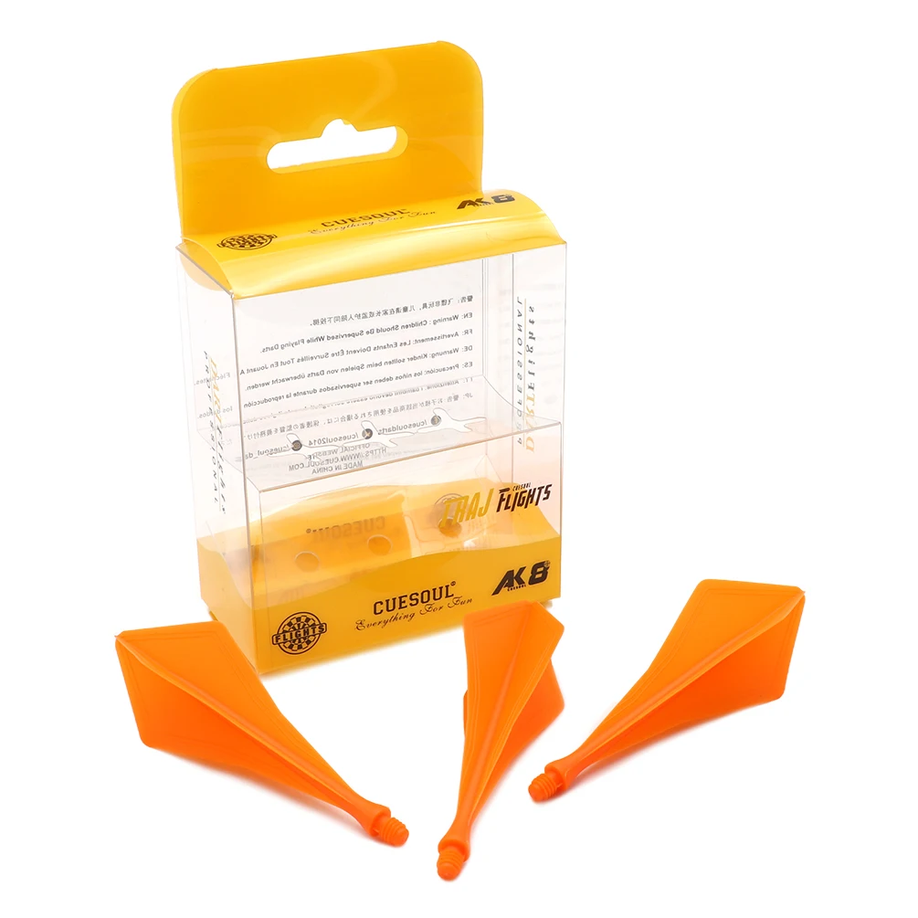 CUESOUL TRAJ AK8 Интегрированный вал для дротика и полеты ромбовидной формы — оранжевый