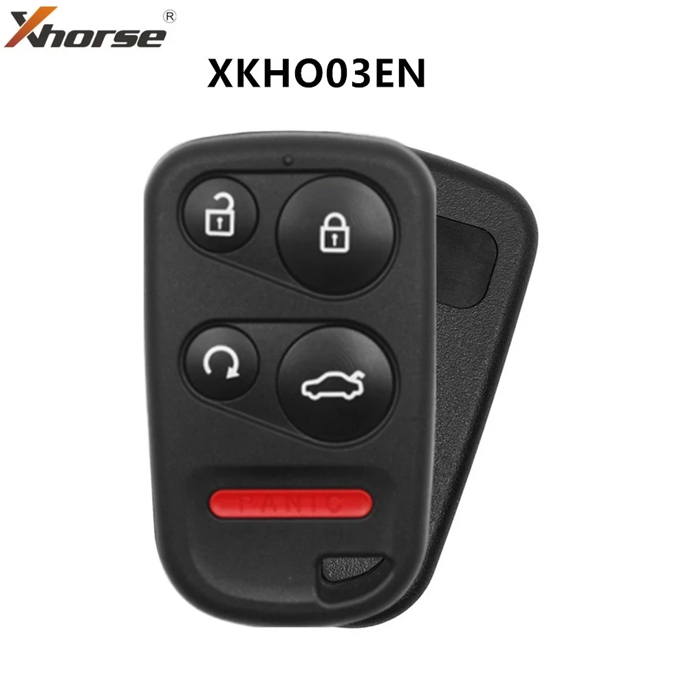 

Универсальный проводной дистанционный ключ Xhorse 5 шт./лот, 5 кнопок для Honda VVDI Key Tool MAX VVDI2 MINI программатор xjo03/04EN