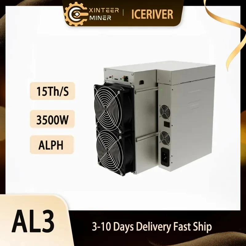 A1 ГОРЯЧИЕ ПРОДАЖИ!!! НОВЫЙ Alphenium Miner IceRiver AL3 15TH/s — новый Alph Release