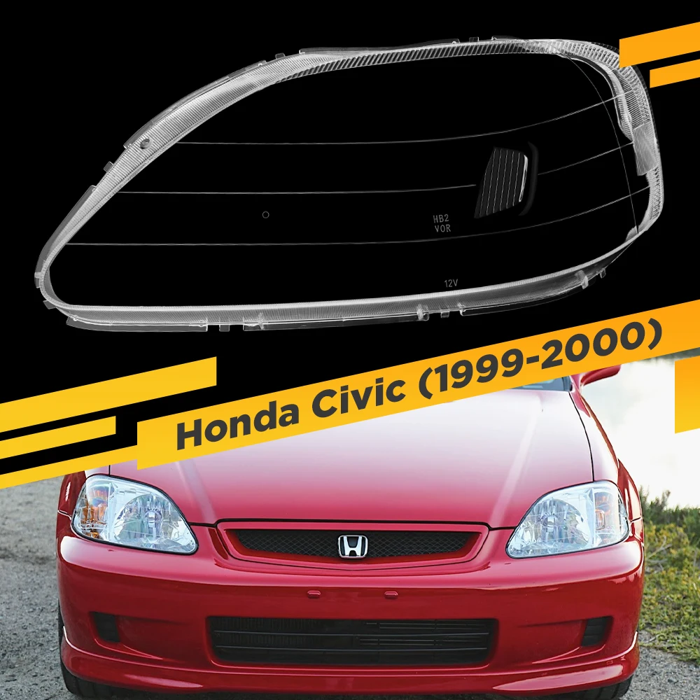 Стекло для фары Honda Civic 6 (1999-2000) Левое | AliExpress