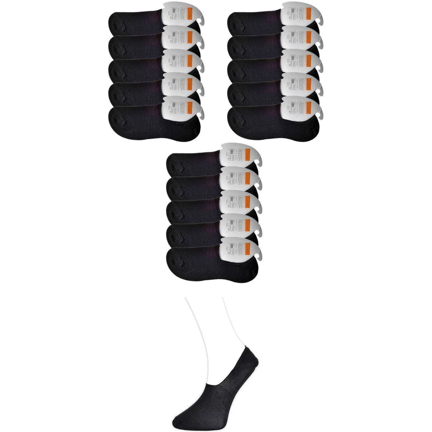 Nefertiya 15 пар черных мужских