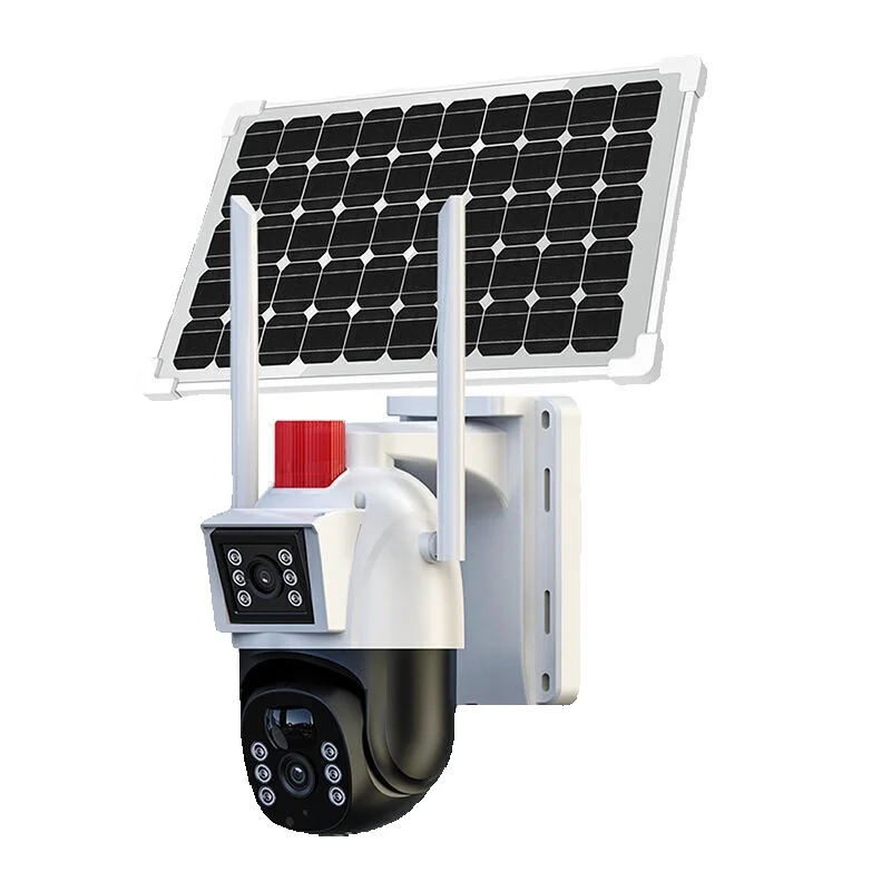 Солнечная камера с двумя экранами домашний пульт дистанционного управления 4G