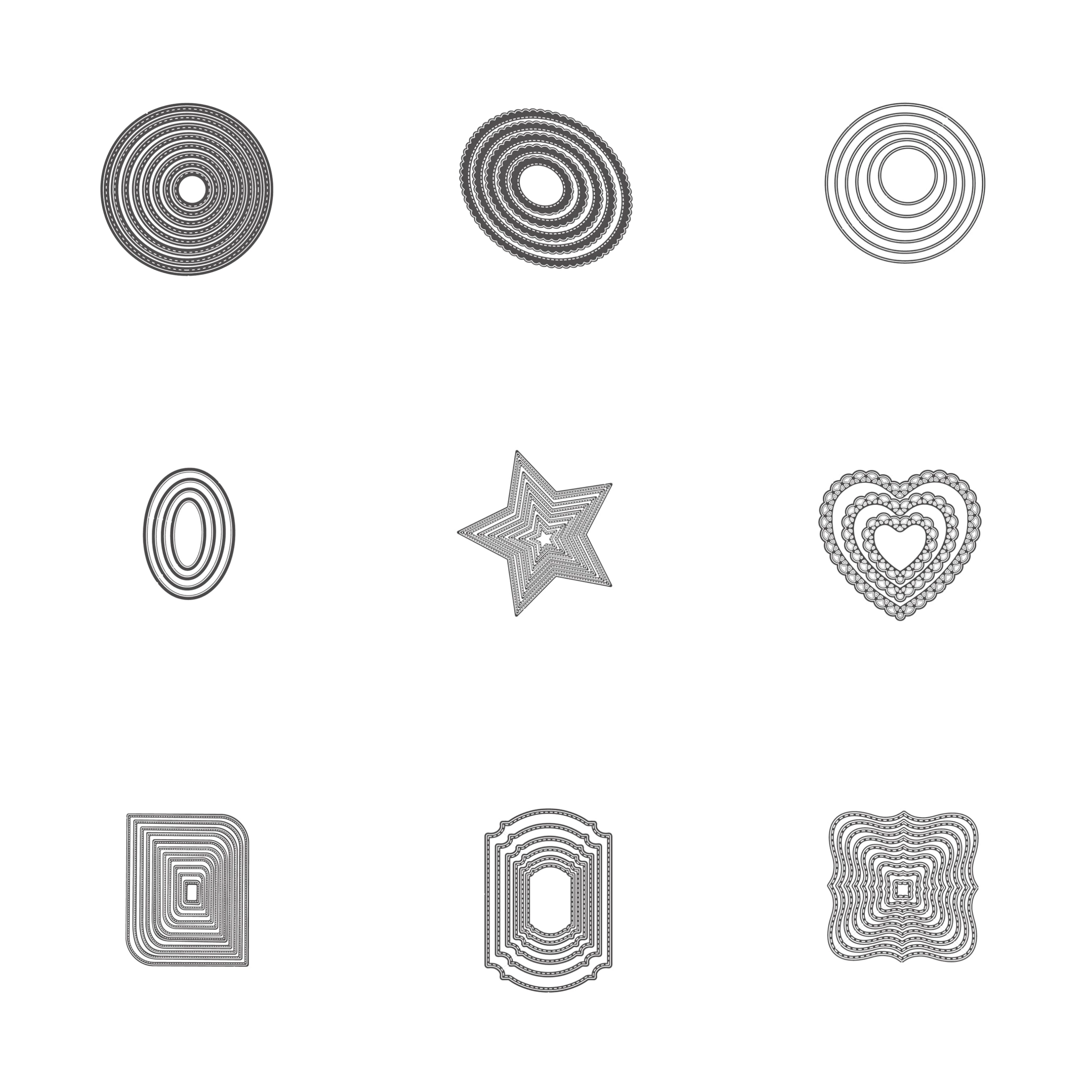 

Basic Metal Cutting Dies New Arrival 2022 Scrapbooking For Card Making Paper DIY Die Cuts Embossing Decoration Craft Punch Art